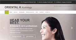 Desktop Screenshot of orientalkaudiology.com